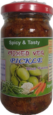 R S Jyoti Mixed veg pickle small Green Chilli, Cauliflower, Eggplant, Mixed Vegetable Pickle(200 g)