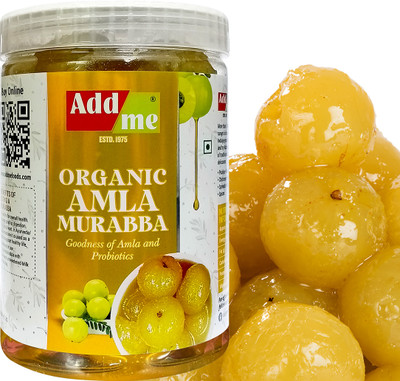 Add me Dry Amla Murabba 1kg Best Quality awla Preserve Without Syrup Amala Candy 1 kg Immunity Booster Pet jar Amla Murabba(1 kg)