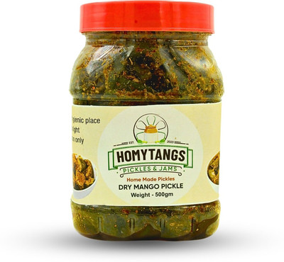 Homytangs Karonda Green Chilly Pickle (Karonda Ka Achar) – Homemade, Spicy & Flavorful Green Chilli Pickle(500 g)