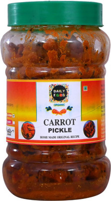 Daily Food Carrot Pickle Gajar Ka Achar Homemade Made In Very Less Oil (800 Grams) Z1 Carrot Pickle(800 g)