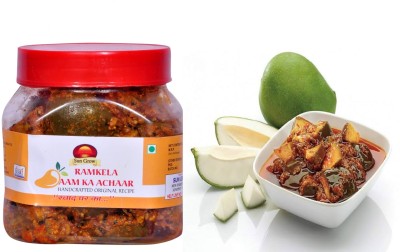 Sun Grow Ramkela Mango Pickle Aam Ka Achar Original Fresh Natural Handmade Homemade Taste Mango Pickle(400 g)