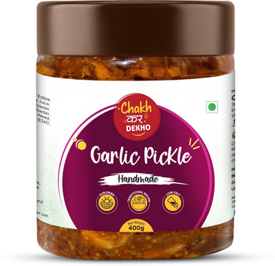 Chakh Kar Dekho Authentic Indian Taste , Garlic Pickle , Lehsun Ka Achar Garlic Pickle(400 g)