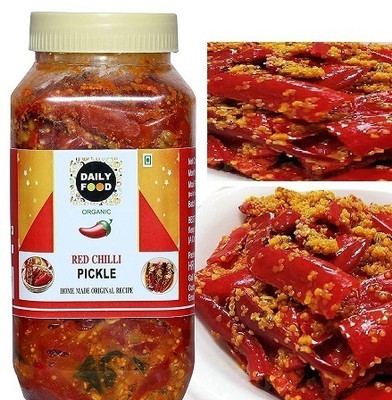 Daily Food Red Chilli Pickle Achaar ( Taste of Banaras) Taste of King Trust of Quality Red Chilli Pickle(800 g)