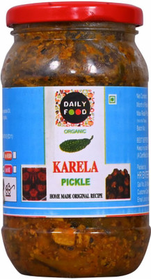 Daily Food Bittergourd Pickle Karela Ka Achar Homemade Made In Very Less Oil (400 G)-X1 Bitter Gourd Pickle(400 g)