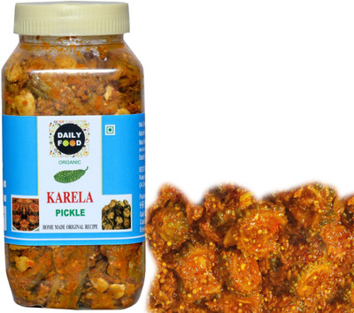 Daily Food Organic Natural Dry Bittergourd Pickle Karela Ka Achar (400Gm) P1 Bitter Gourd Pickle(400 g)
