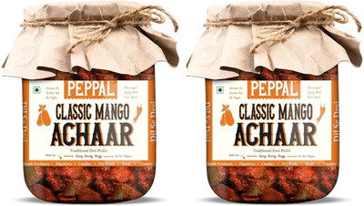 Peppal Classic Mango Achaar am ka ACCHAR (500 GM) Mango Pickle(2 x 0.5 kg)