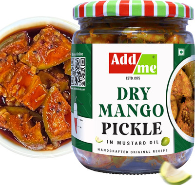 Add me Home Made Dry Mango Pickle Less Oil, 500gm Aam ka Achaar Mango Pickle(500 g)