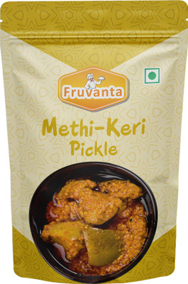 Fruvanta Methiua Keri (Methi and Mango) Pickle (200gm) (Pack of 2) Mango Pickle(2 x 200 g)