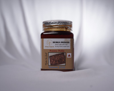 Durga pickles Prawns Pickle | Telangana Style | Fiber jar | 500 grams Prawn Pickle(500 g)