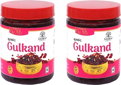 NATRAJ The Right Choice GULKAND & GULKAND Murabba 500gm (Pack of 2) = 1kg Immunity Booster Gulkand Murabba(2 x 250 g)