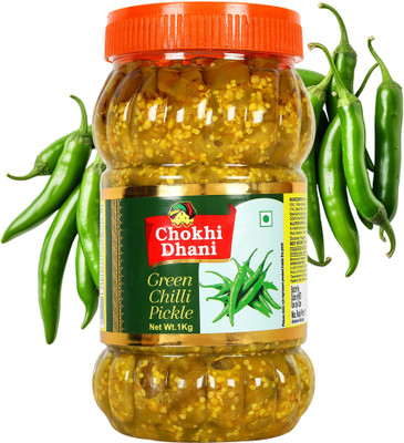 Chokhi Dhani Hari Mirch ka Achar Green Chilli Pickle(1 kg)