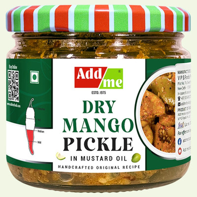 Add me Home Made Sukha North Indian Aam ka Achar 300 G, Dry Mango Pickle Very Less Oil Mango Pickle(300 g)