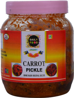 Daily Food Carrot Pickle Gajar Ka Achar Homemade Recipe In Very Less Oil (400 Gms)-X1 Carrot Pickle(400 g)