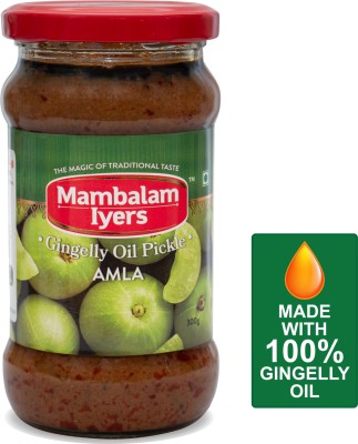 Mambalam Iyers Amla Pickle -300g Glass Bottle Amla Pickle(300 g)