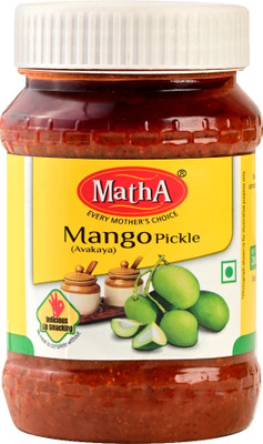 MathA Mango Avakaya Pickle - Natural Ingredients - Premium Quality Achar Mango Pickle(200 g)