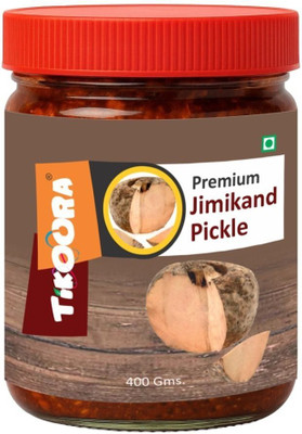 tikoora Jimikand Pickle, Oal Pickle, Chilli, Ginger, Garlic Mixed No Preservatives Mixed Vegetable Pickle(400 g)