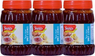SWAD Delicious Sweet Lime Pickle(3 x 280 g)