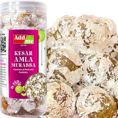 Add me Pure Silver leaves coating for Immunity Vark amla murabba with kesar Amla Murabba(800 g)