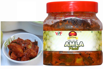 Sun Grow Amla Pickle Awla Ka Achar Amla Ka Achaar Natural Fresh Handmade Homemade Amla Pickle(400 g)