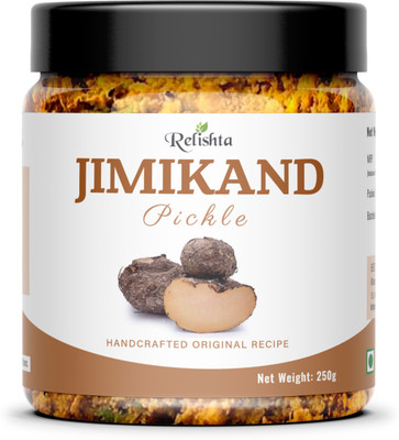 Relishta Jimikand/Oal Pickle Suran Ka Achar Premium Less Oil Homemade Mixed Vegetable Pickle(250 g)