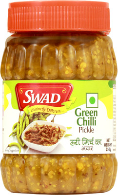 SWAD Distinctly Different Green Chilli Pickle(250 g)