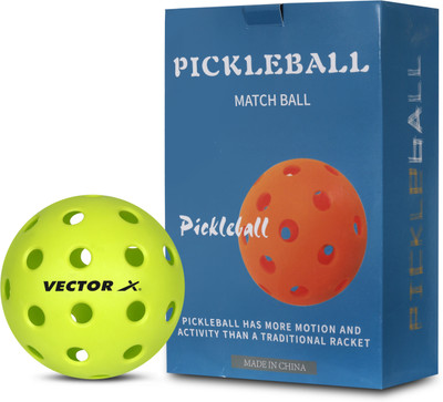 VECTOR X Match Ball 40 Holes Outdoor Pickleball Ball(6Balls)