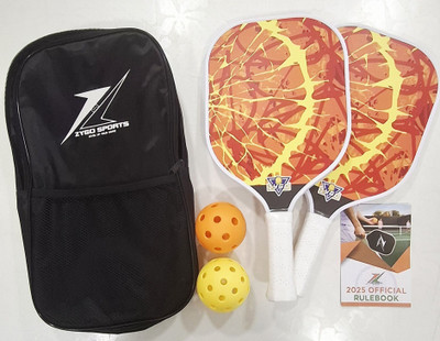 Zygo Sports Sports Volcanic Surge Glass Fibre Pickleball Paddle Complete Set Pickleball Paddle