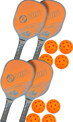 BSM Combo Of 2 Pickleball Paddle Pickle Ball Racquet Wood Pickleball Bat Pickleball Paddle