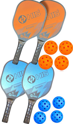 BSM Combo Of 2 B&O Pickleball Paddle Pickle Ball Racquet Wood Bat Pickleball Paddle