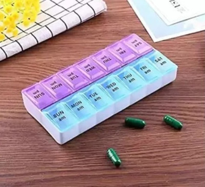 G K Exclusive 7 Day Weekly Pill Box(Multicolor)