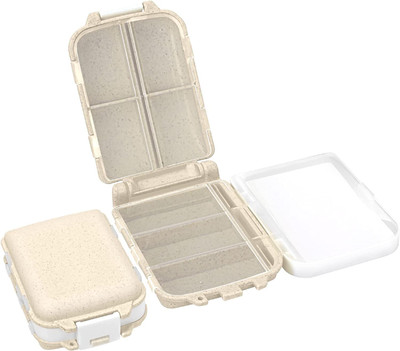 Top Select 7DAYS Medicine Box Pill Tablet Case Organizer Portable for Travel Pill Box PACK OF 1 Pill Box(Multicolor)