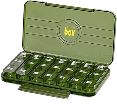 Vinishq BPA Free Portable Travel Carry Med/Pill Management Box For Patients| Multi Compartment Medicine Management Case Pill Box(Multicolor)