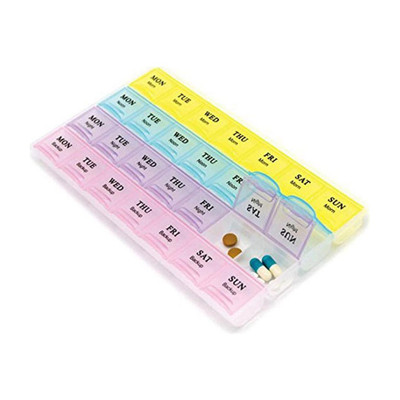 ArrayStyle 28 Days Pill Medicine Storage Box Organizer Perfect For Home & Travel Pill Box(Multicolor)