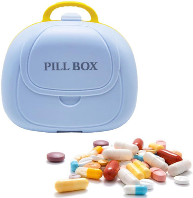 MRADHIL 7 DAY PILL BOX Pill Box(MUILTICOLOUR)