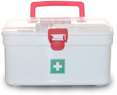 NMS TRADERS DAILY DAILY Plastic Medicine Box, First aid Box, Multi Purpose Box Medicine Storage Box Home Picnic Travel Pill Box (White) Pill Box(White)