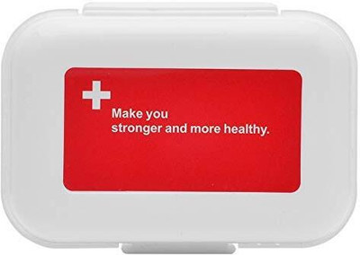 Honch 7 Pill Organizer Box 8 Compartment Pill Storage Case Medicine Box Pill Box(MULTI)