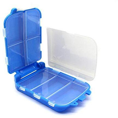 Top Select 7DAYS Pill Organizer Moisture Proof Small Pill Box PACK OF 1 Pill Box(Multicolor)