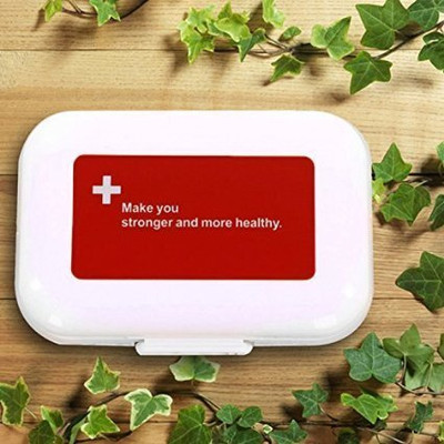 TOINSOINT 7 Pill Box(Red, White)