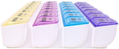 sell net retail 4 Weeks SNR 7 Days Medicine Dispenser Pill Box(Multicolor)