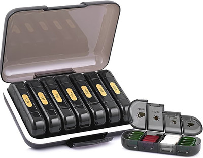 FYNC 7 Pill Box(Black)