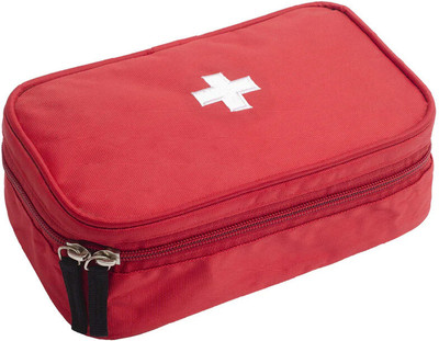 Medroof 30-Day First Aid Kit Bag Empty for Home Travel Camping Medical Storage Portable Pouch Pill Box(Multicolor)