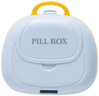 Naama MONDAY - SUNDAY Multipurpose Pill Case with 7 Compartments,Travel Pill Organizer Moisture Proof Pill Box(Multicolor)