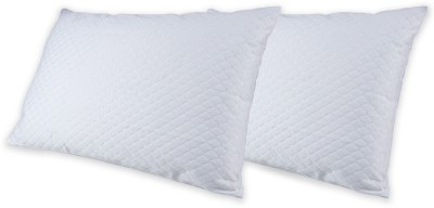 AYKA Plain Cotton Filled Zipper King Size Pillow Protector(2, White)