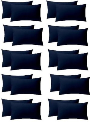 Bhumi Impex Plain Cotton Filled Flap Standard Size Pillow Protector(10, Navy 
Solid)