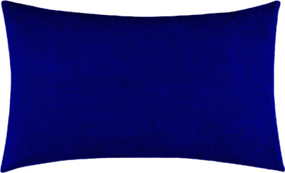 GADDA CO Plain Cotton Filled Zipper Standard Size Pillow Protector(1, Navy Blue)