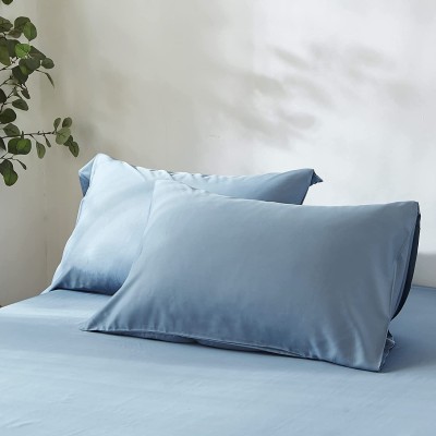 CULTIVER Microfiber Cushions & Pillows Cover(Pack of 2, 71 cm*46 cm, Light Blue)