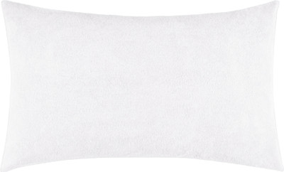 Mattress Protector Plain Cotton Filled Zipper Standard Size Pillow Protector(1, White)