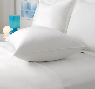 LIPONOS Polyester Fibre Sleeping Pillow Pack of 2 Solid LUXURY(White)