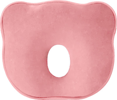Billebon Memory Foam Solid Baby Pillow Pack of 1(Pink)