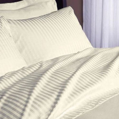 LINENWALAS Microfibre Solid Sleeping Pillow Pack of 2(Ivory)